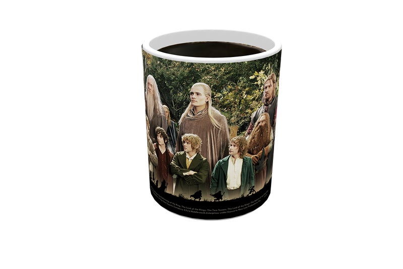 Trend Setters Morphing Mugs Lord of The Rings - The Fellowship - One 11 oz Color Changing Heat Sensitive Ceramic Mug â€“ Image Revealed When HOT Liquid Is Added! - Image 3